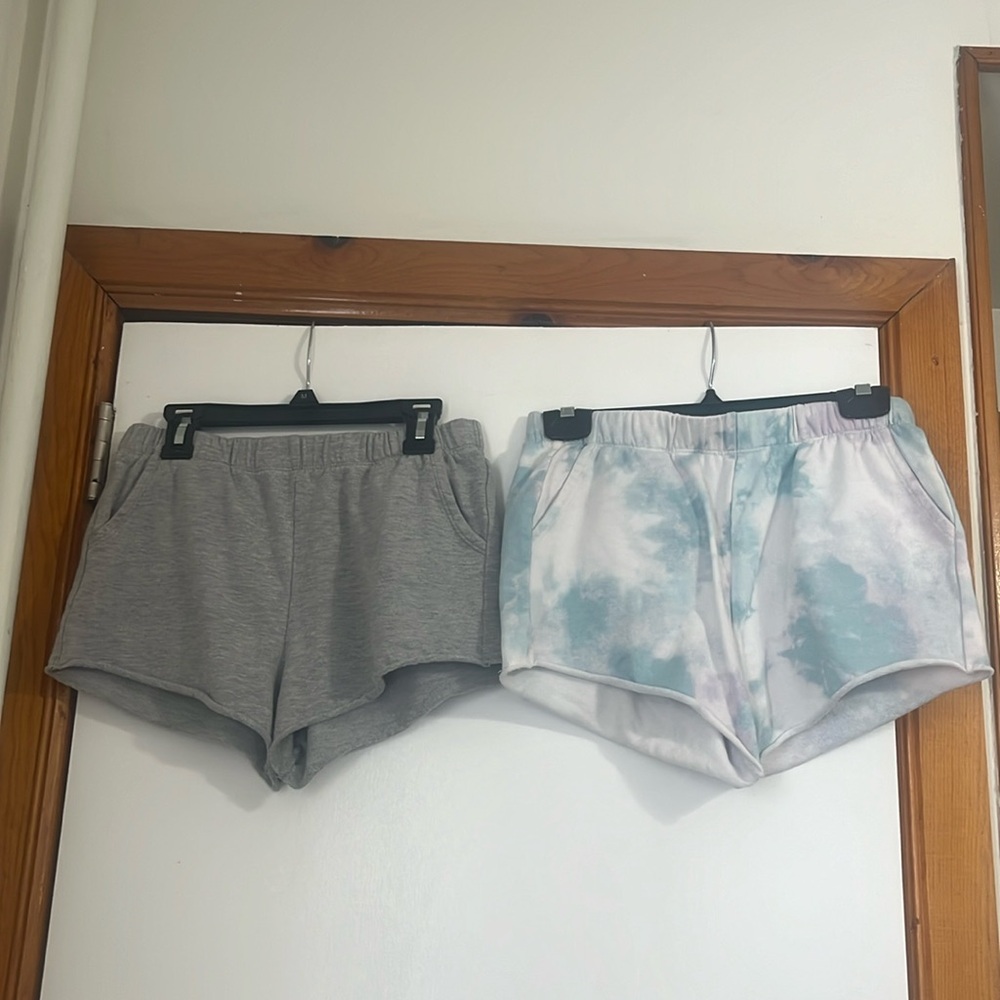 Love Fire Girls shorts 2 pairs size Large